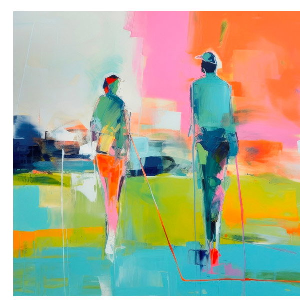 Golf Players IV by Irena Orlov