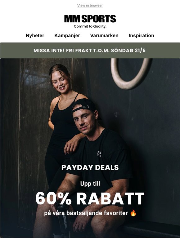 🚨 FRI FRAKT + upp till 60% rabatt!