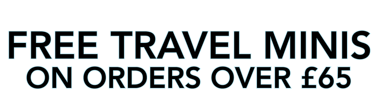 Free travel minis on orders over £65