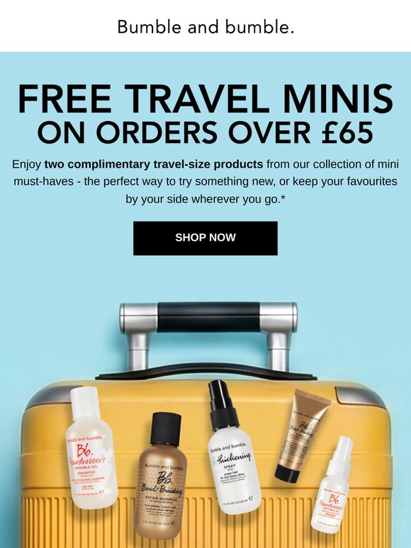 Clock’s ticking: choose 2 free minis⏰