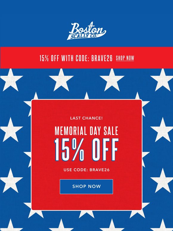 🇺🇸 Last Chance! Memorial Day Sale 15% OFF 🇺🇸
