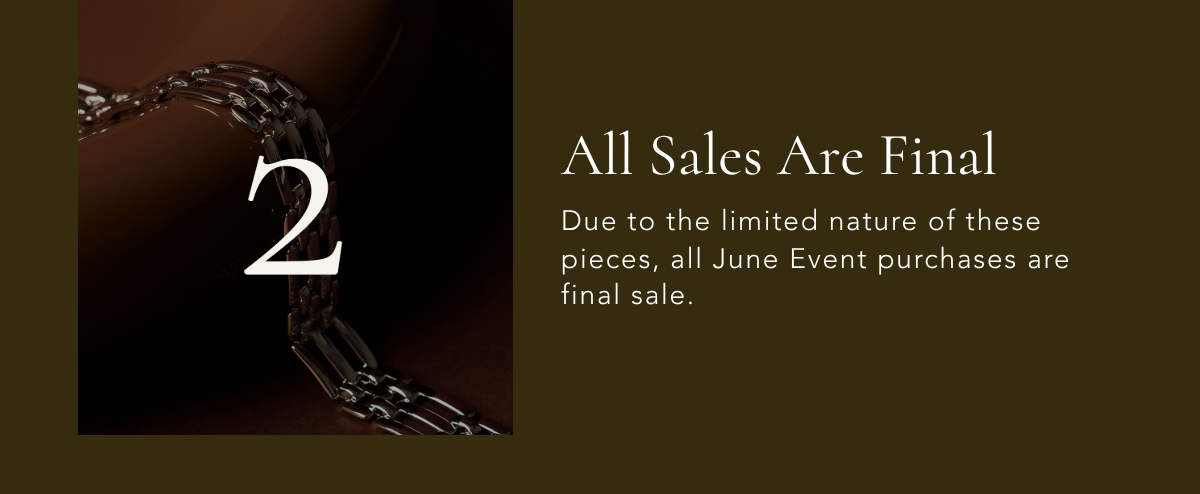 All Sales Are Final