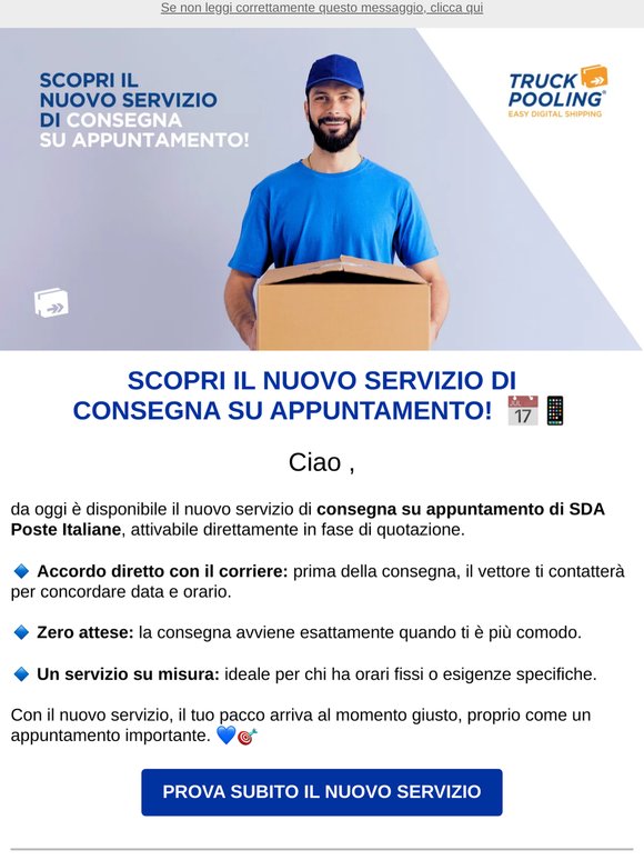 Scegli tu quando ricevere la spedizione! 📅📱