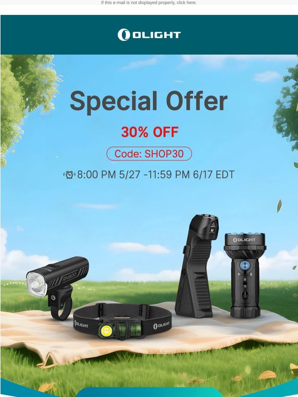 New Week, New Savings: 30% Off