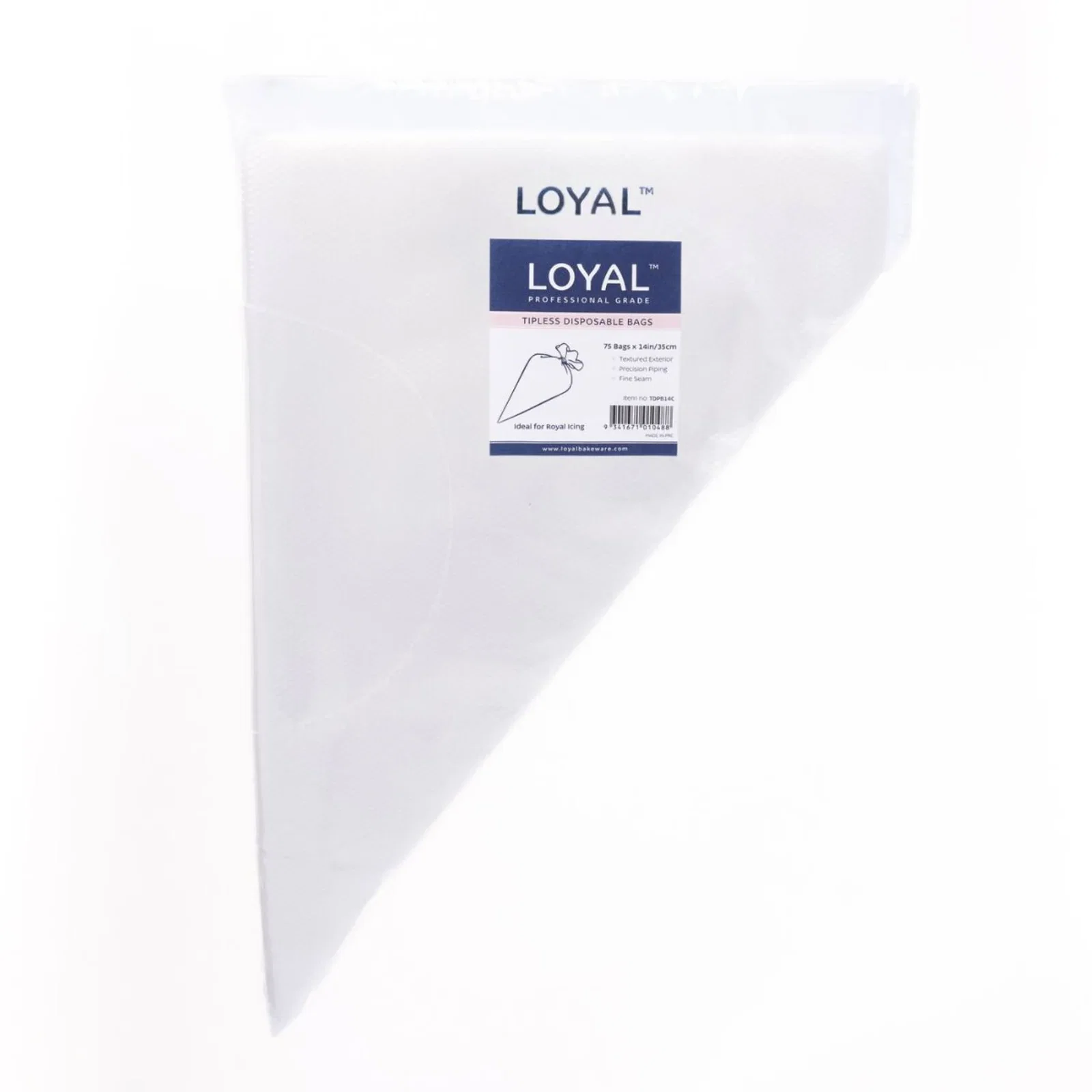 Image of LOYAL Engangssprøyteposer 30 cm, 75 stk