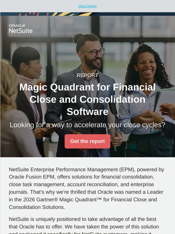 Magic Quadrant for Financial Close and Consolidation Software