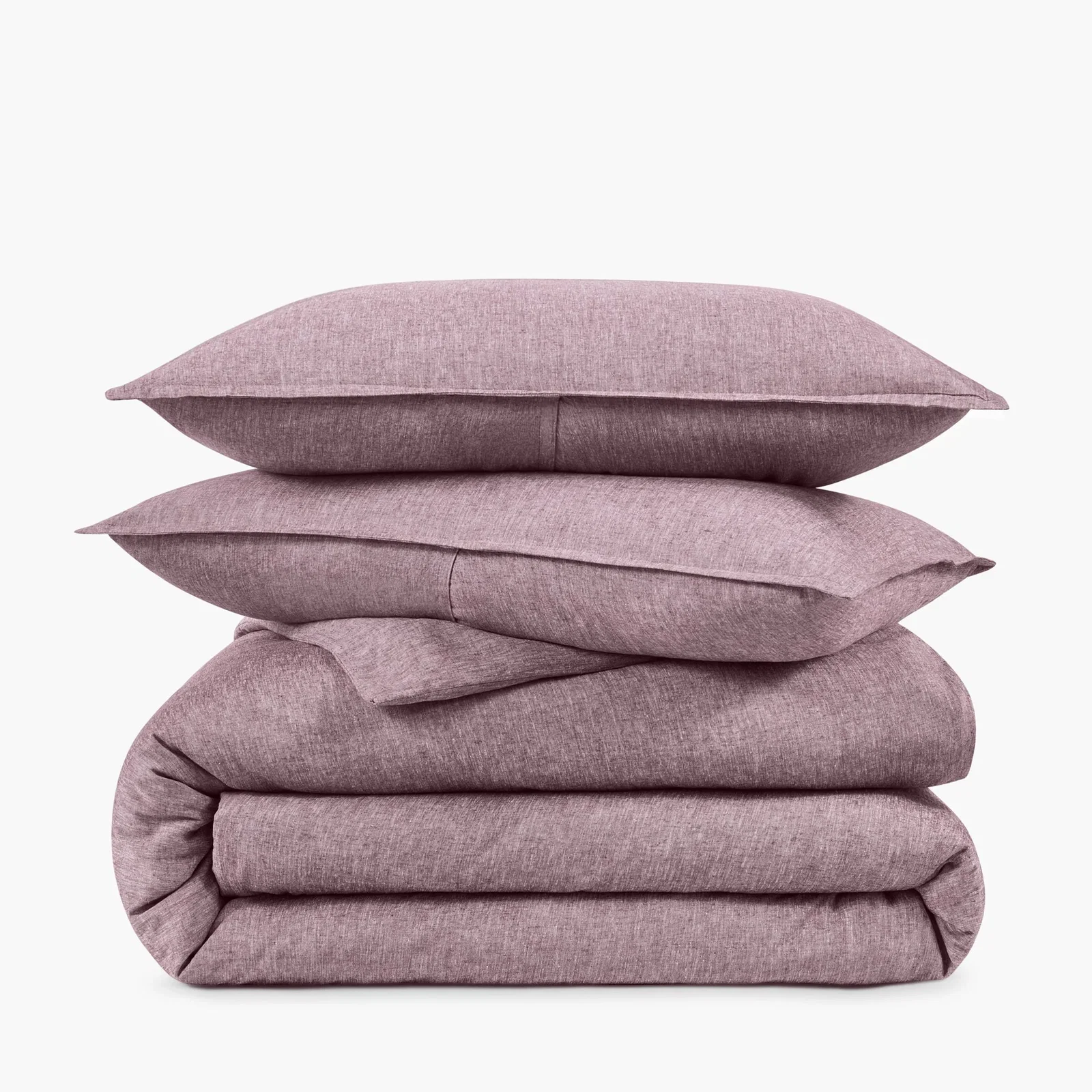 Linen Eucalyptus Duvet Set - Fig