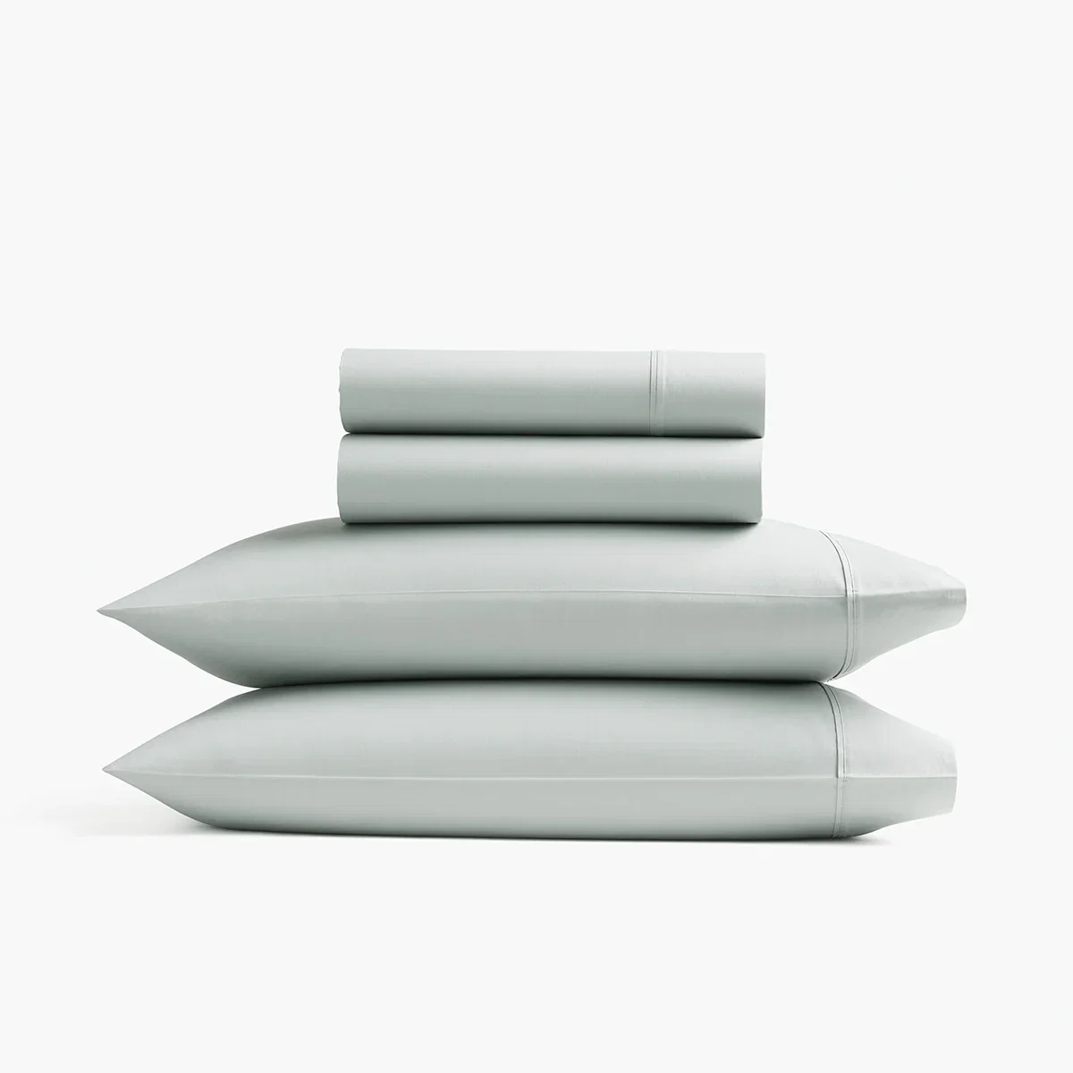 Organic Sateen Sheet Set - Green Mist