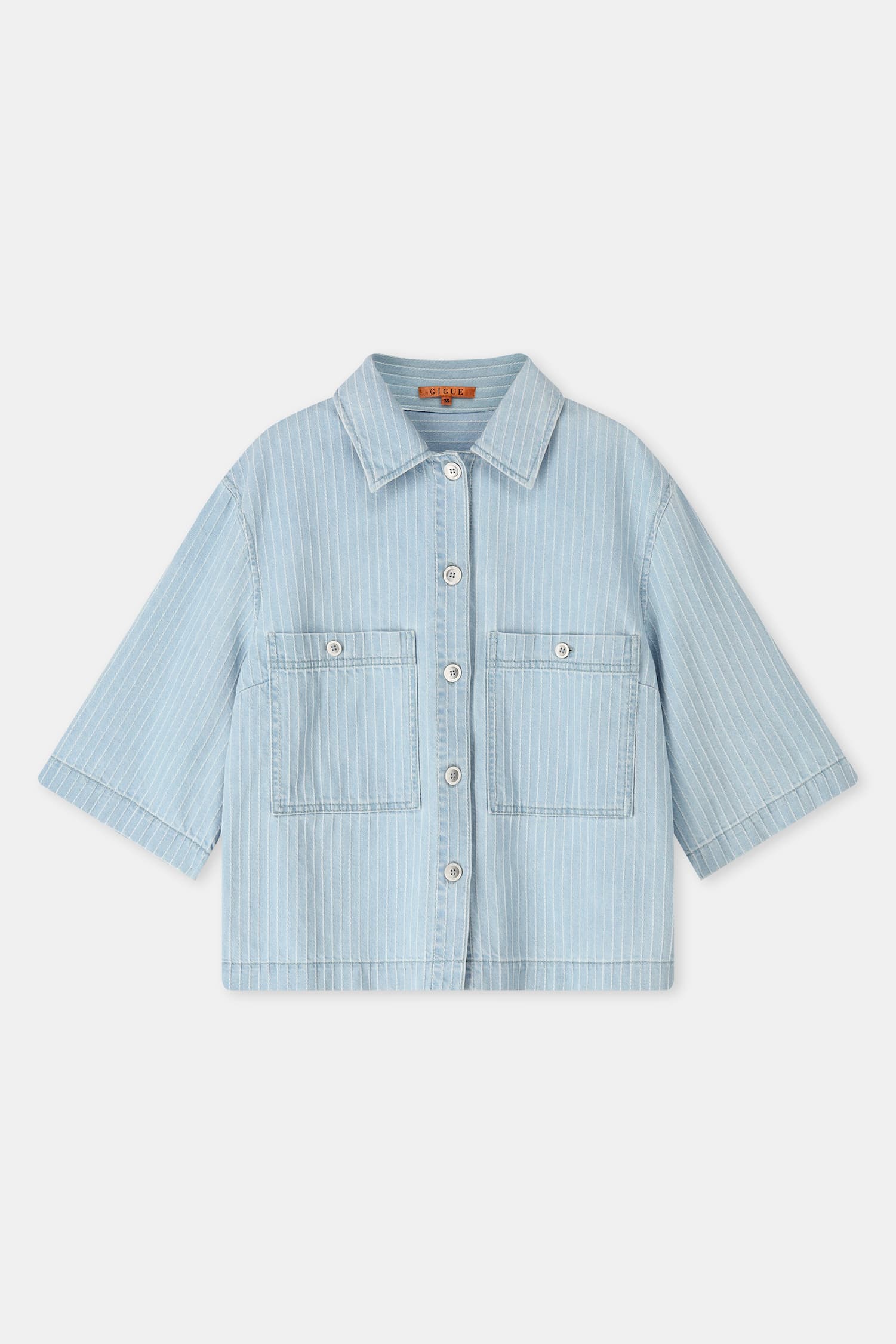 HOZAKA denim hemd