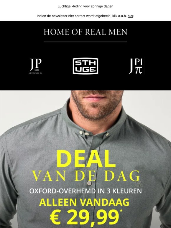 Zomeraanbieding! 🔥 Slechts €29,99 voor je Oxford-overhemd