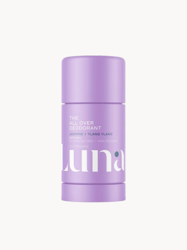 Luna Daily The All Over Deodorant- Extra-strength, Natural, Non-Staining Body Deodorant Stick 70ml