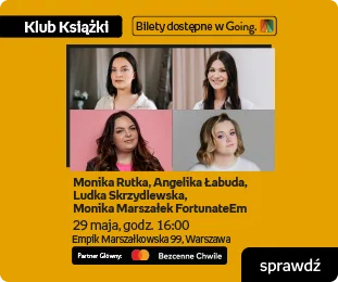 Monika Rutka, Angelika Łabuda, Ludka Skrzydlewska, Monika Marszałek FortunateEm w Klubie Książki