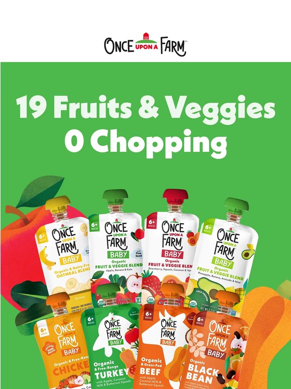 19 Fruits & Veggies, One Easy Pack