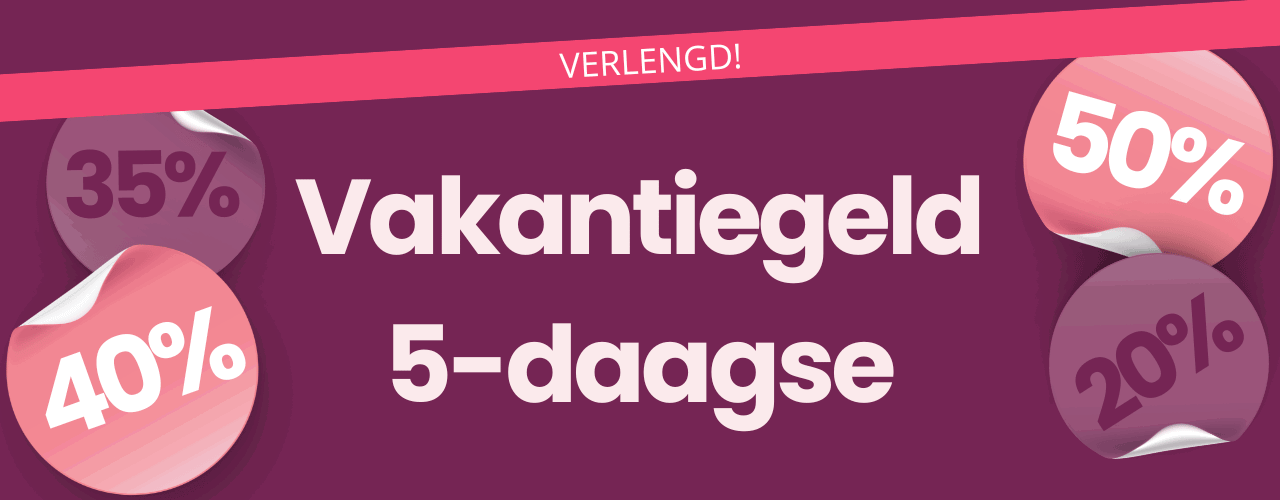 Vakantiegeld 5-daagse verlengd