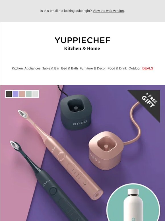 An electric toothbrush this stylish? 😍 And it comes with a gift 👀