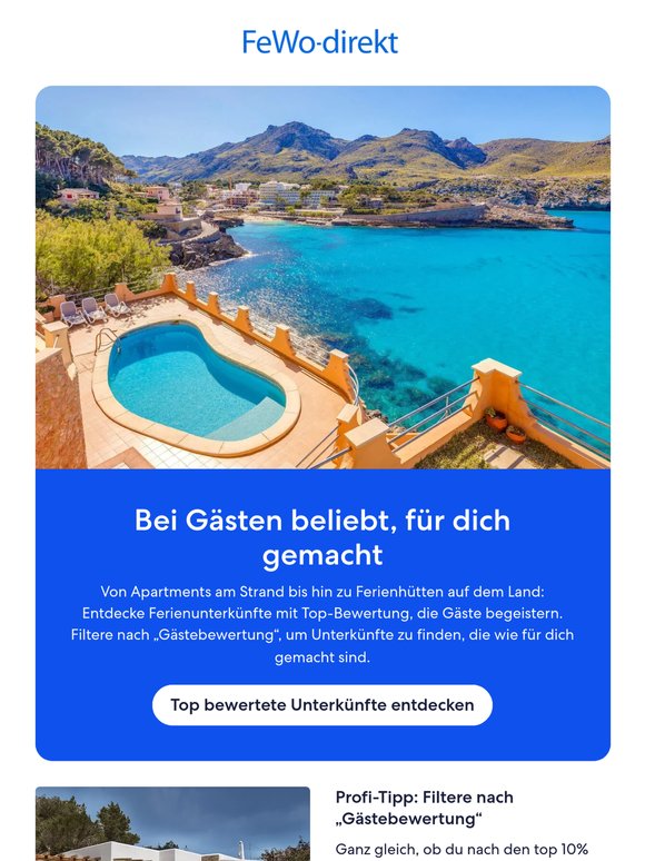 Sehr beliebt. Nur für dich.