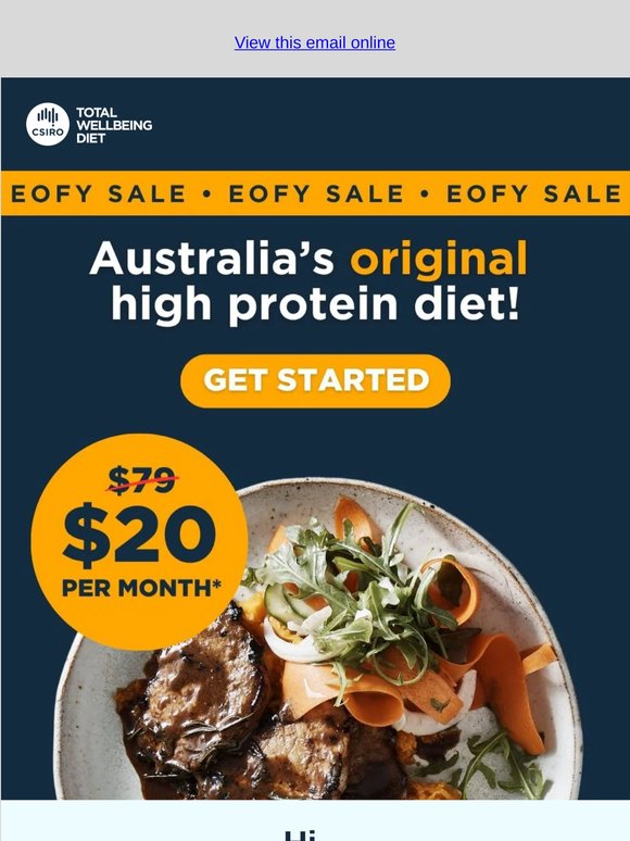 💪 Australia’s original high protein plan