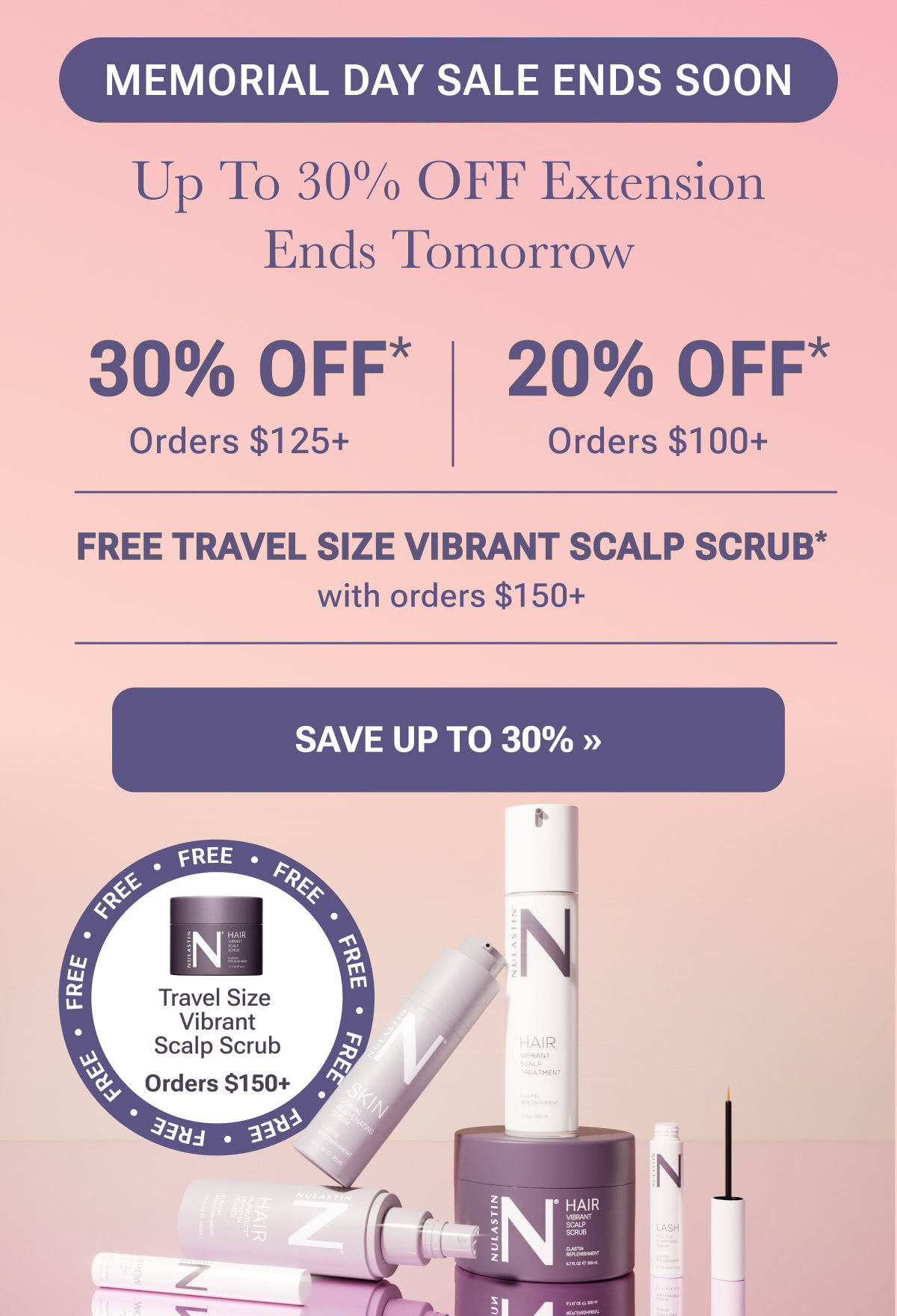 Save Up To 30% »