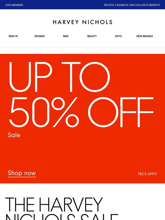 Now live: The Harvey Nichols Sale