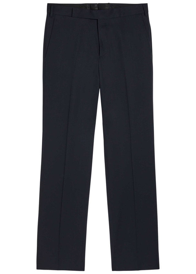 LARDINI Straight-leg wool trousers