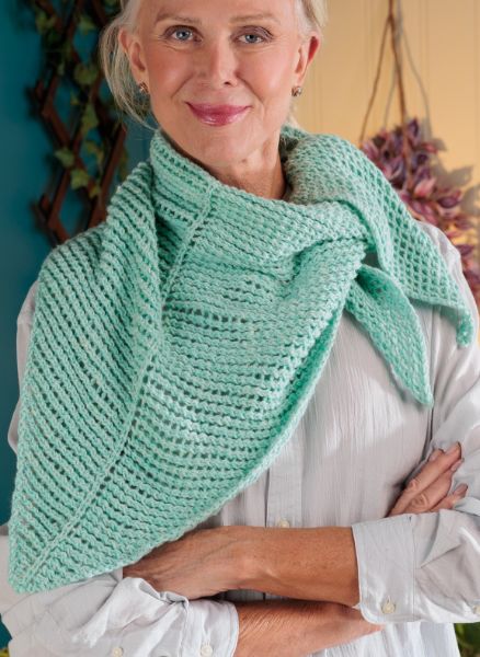 Free Cool Breeze Knit Shawl Pattern