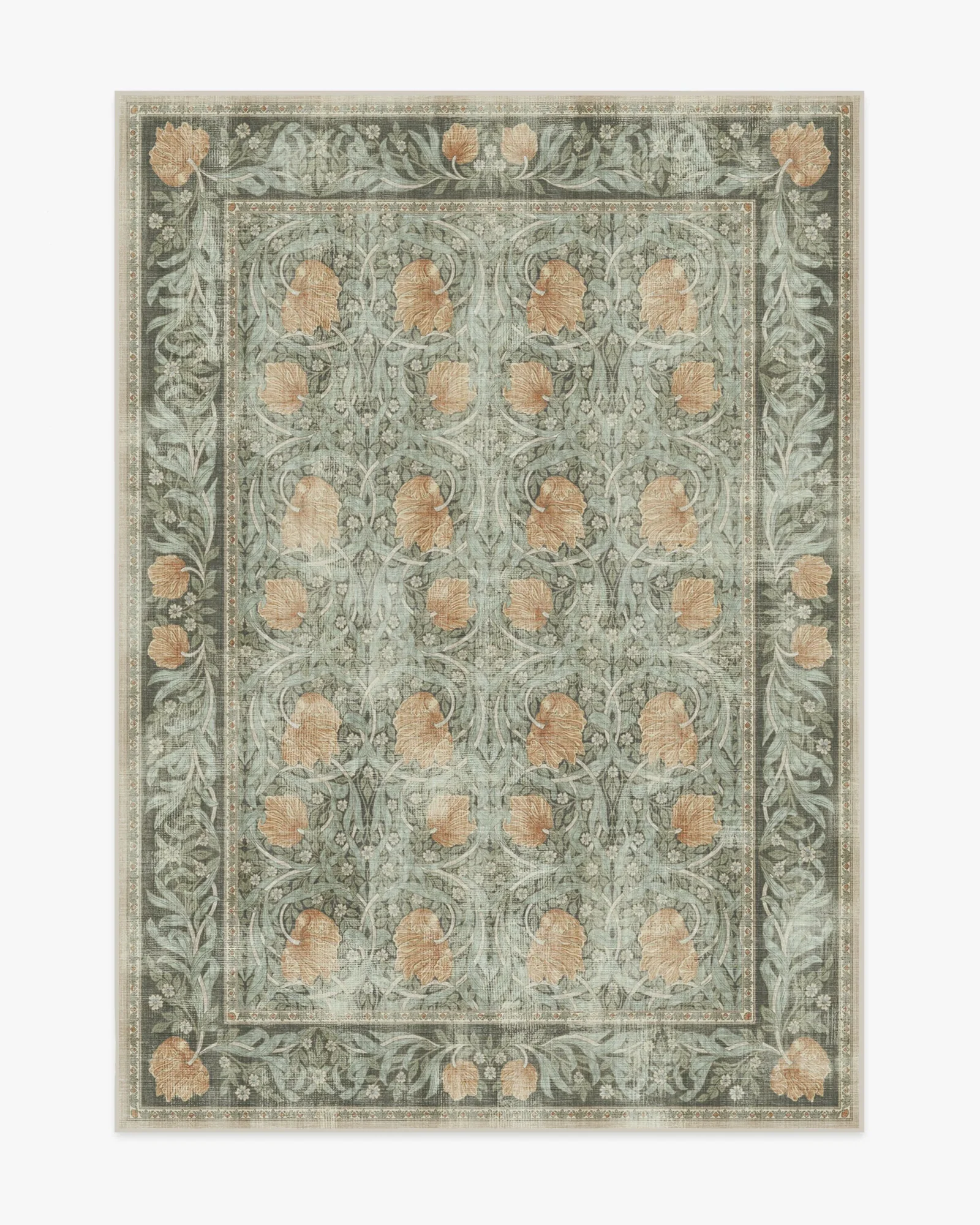 Image of Pimpernel Jade Rug by Morris & Co.