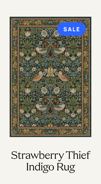 Strawberry Thief Indigo Rug 