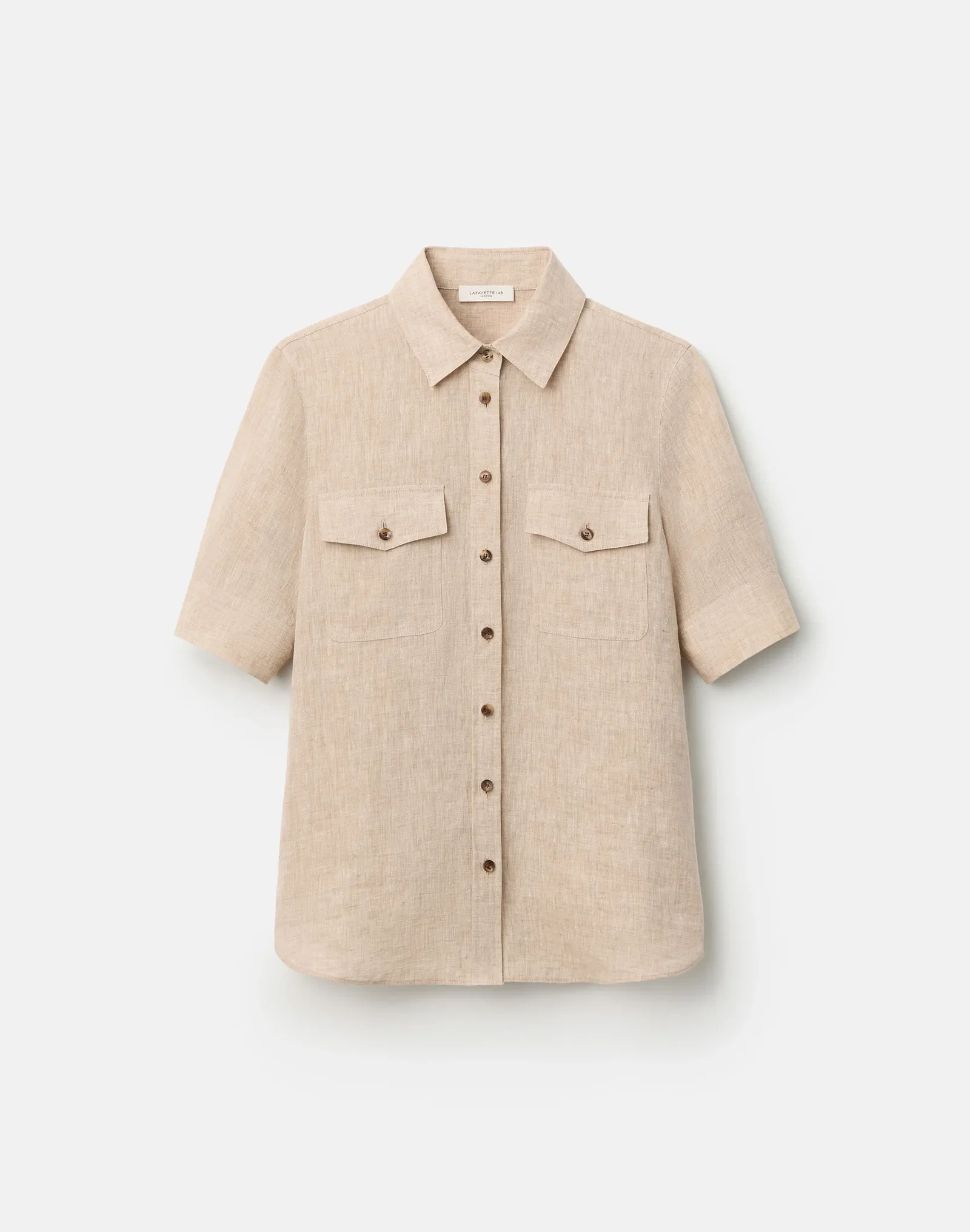 Image of Organic Linen Patch Pocket Shirt