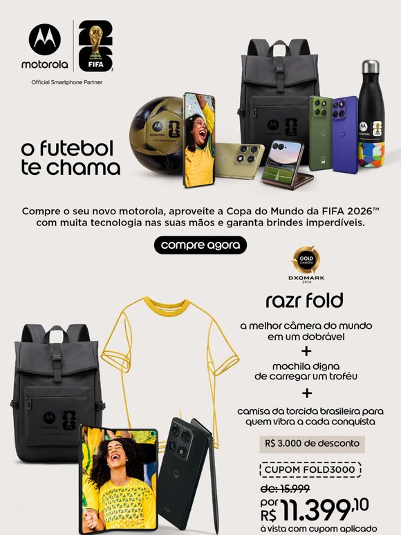 Motorola e você: a torcida perfeita