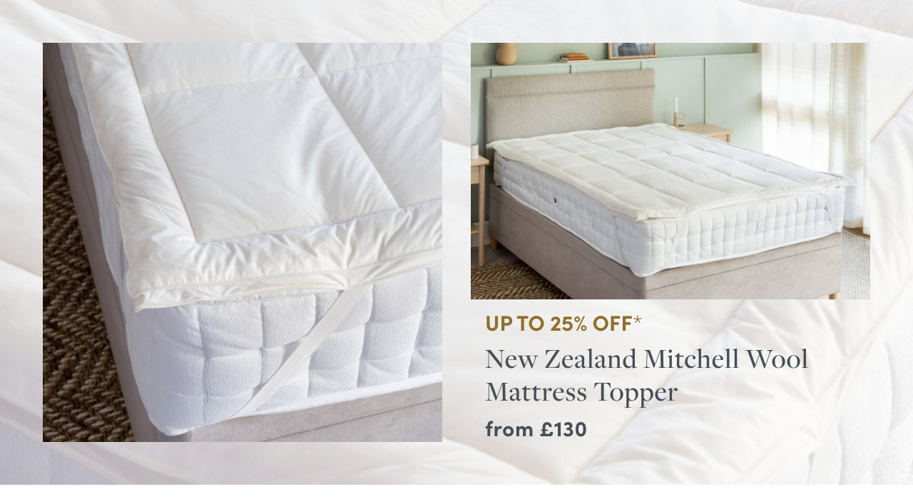 New Zealand Mitchell Wool Mattress Topper