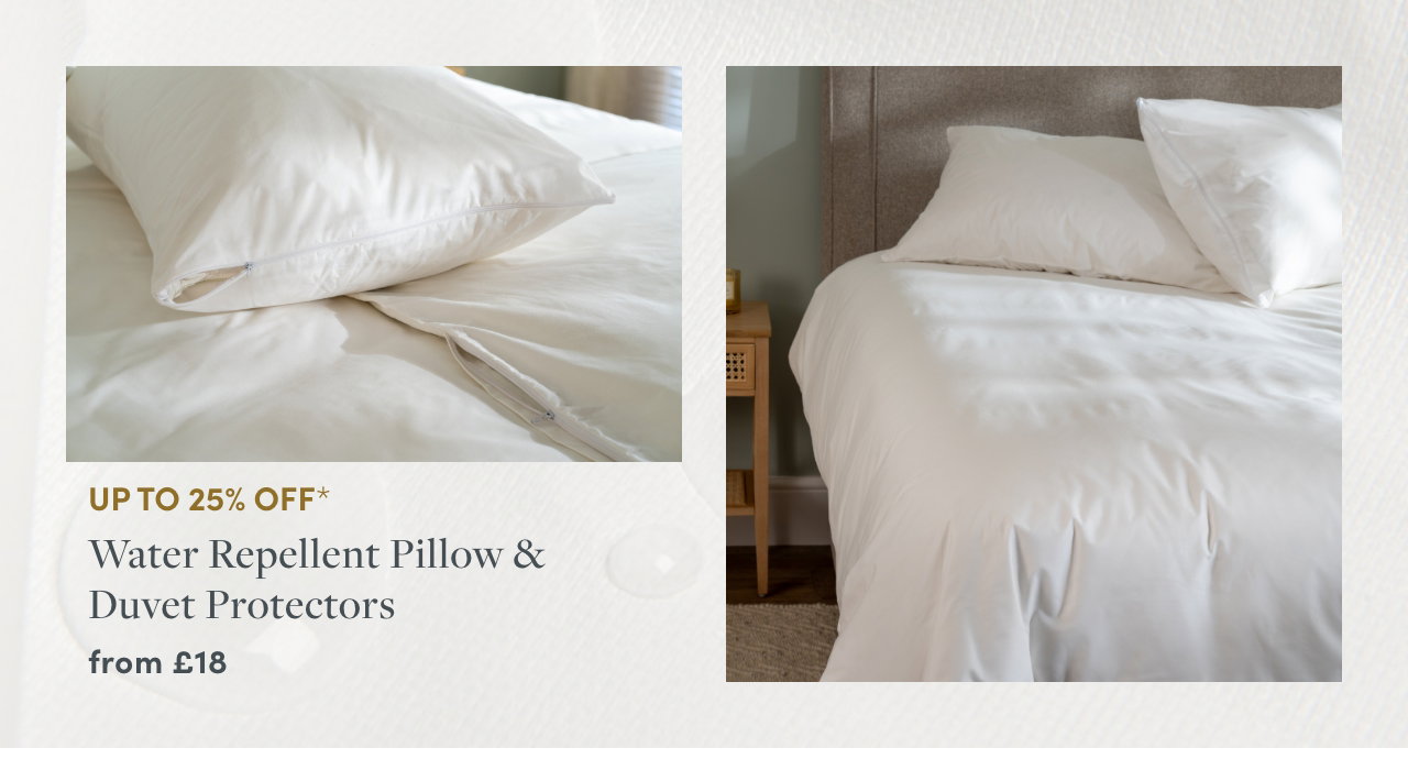 Water Repellent Pillow And Duvet Protectors
