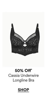 Cassia Underwire Longline Bra