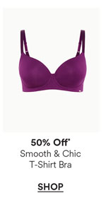 Smooth & Chic Cotton T-Shirt Bra