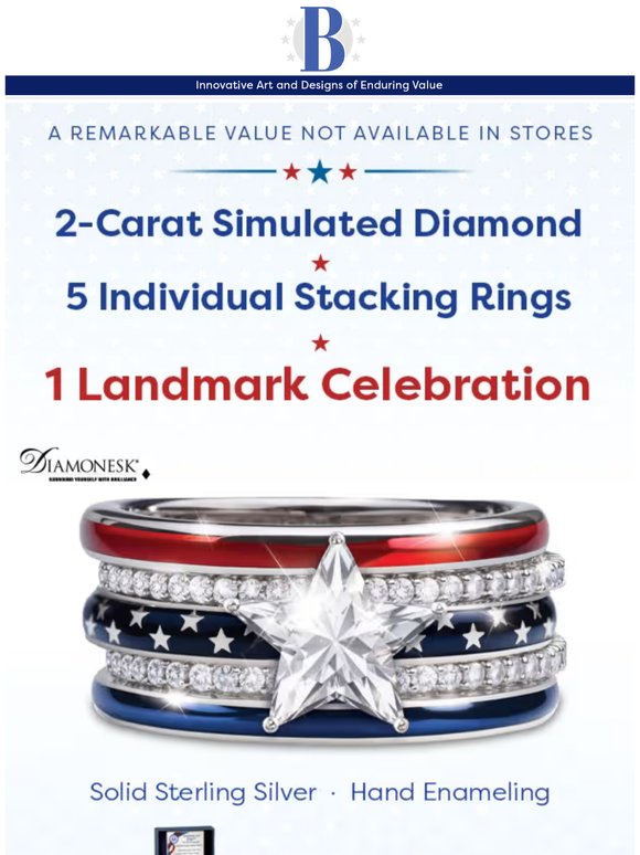 NEW: America's 250th Anniversary Women's Ring