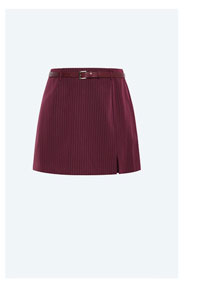 Cora Blue Stripe Skort