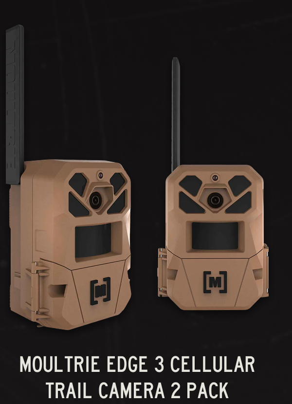 Moultrie Edge 3 Cellular Trail Camera 2 Pack