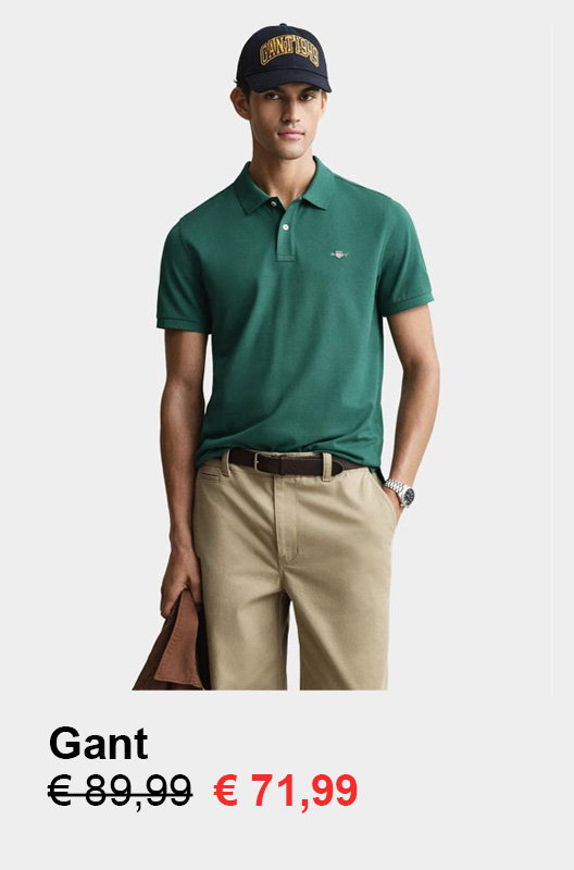 Gant Polo Groen