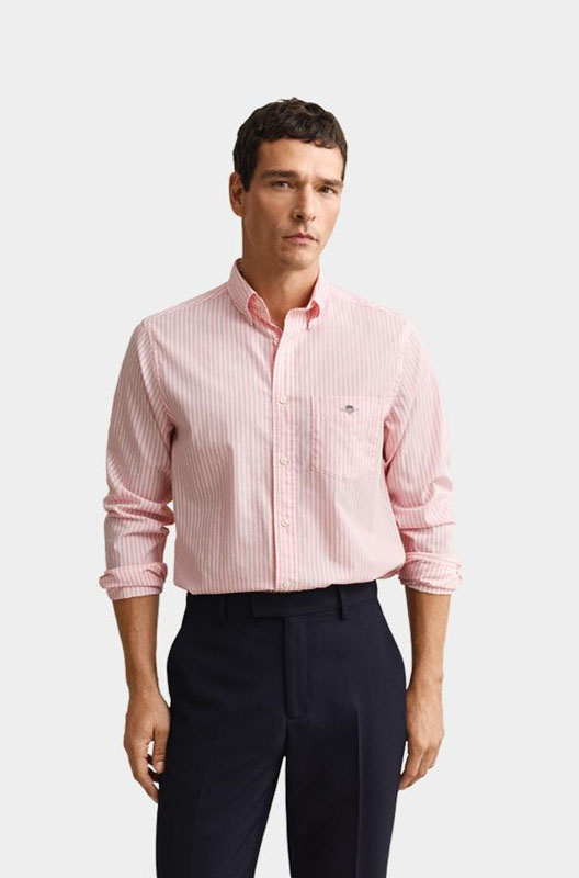 Gant Hemd Roze