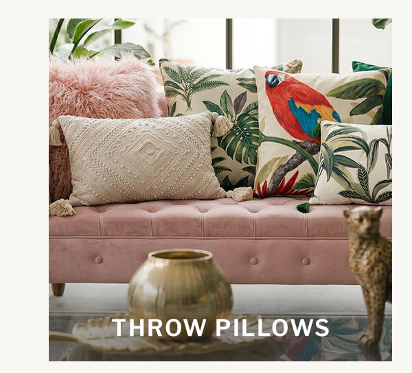 throw pillows