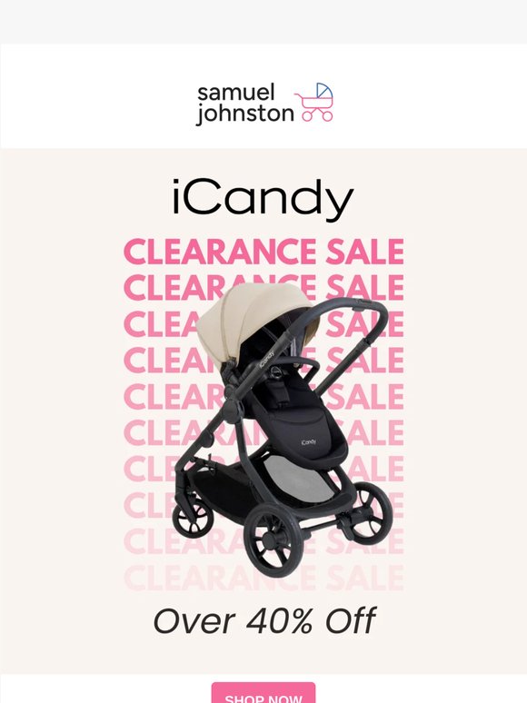 🎉 The Biggest iCandy Sale Ever!