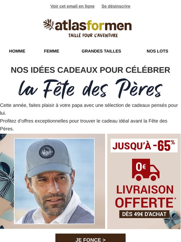 Fête des Pères : jusqu'à -65% sur nos cadeaux