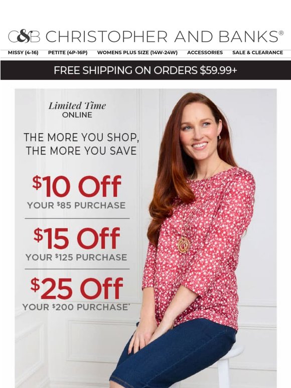 Don’t Miss Out—Get Up to $25 OFF