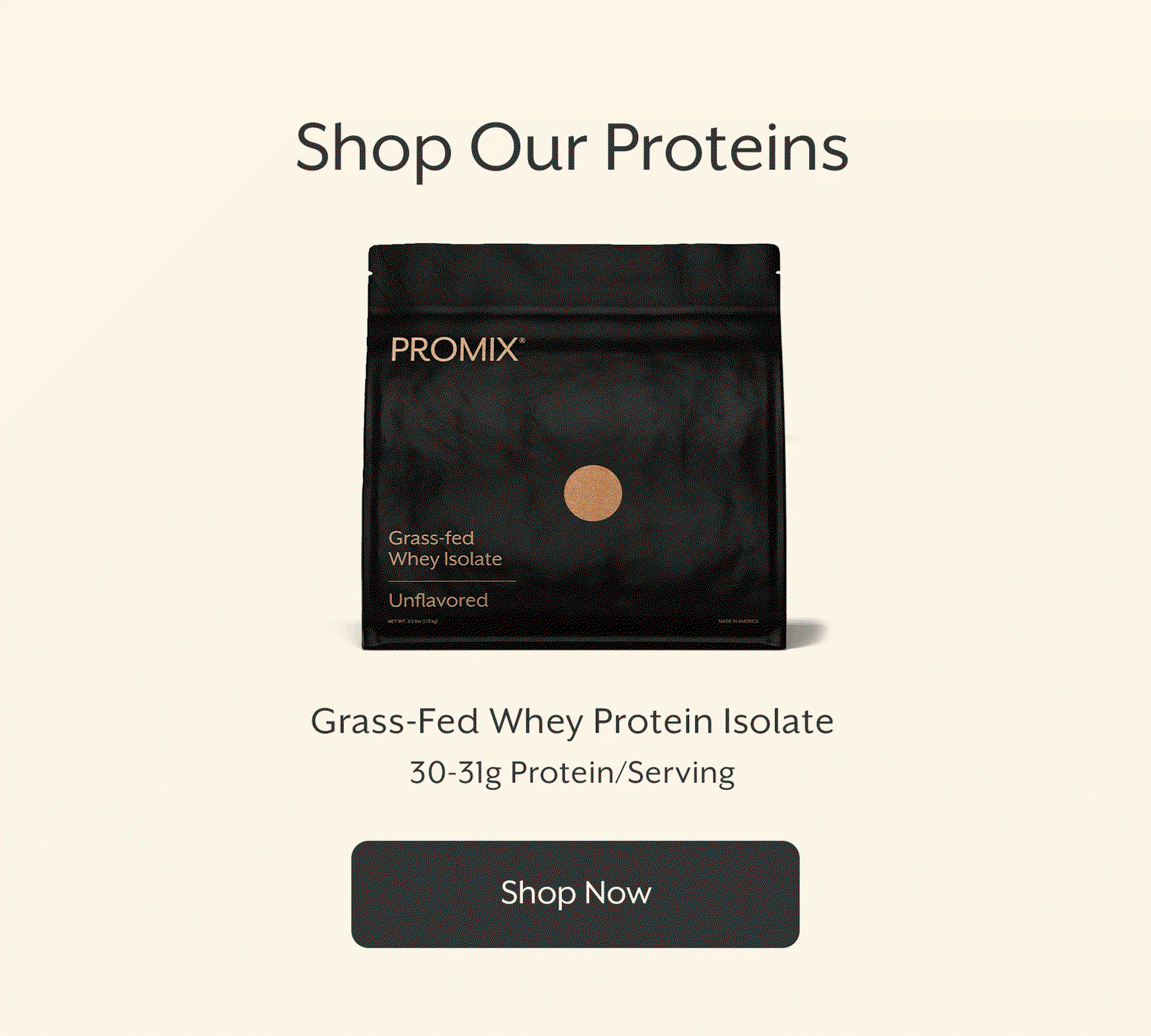 Shop Grass-Fed Whey Isolate