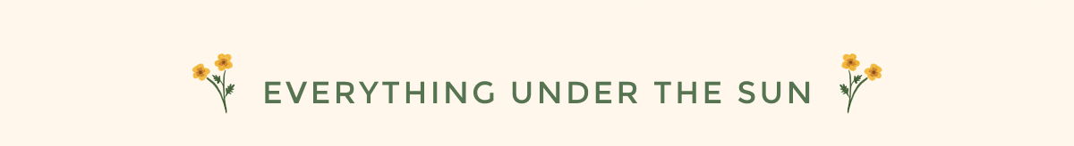 EVERYTHING UNDER THE SUN