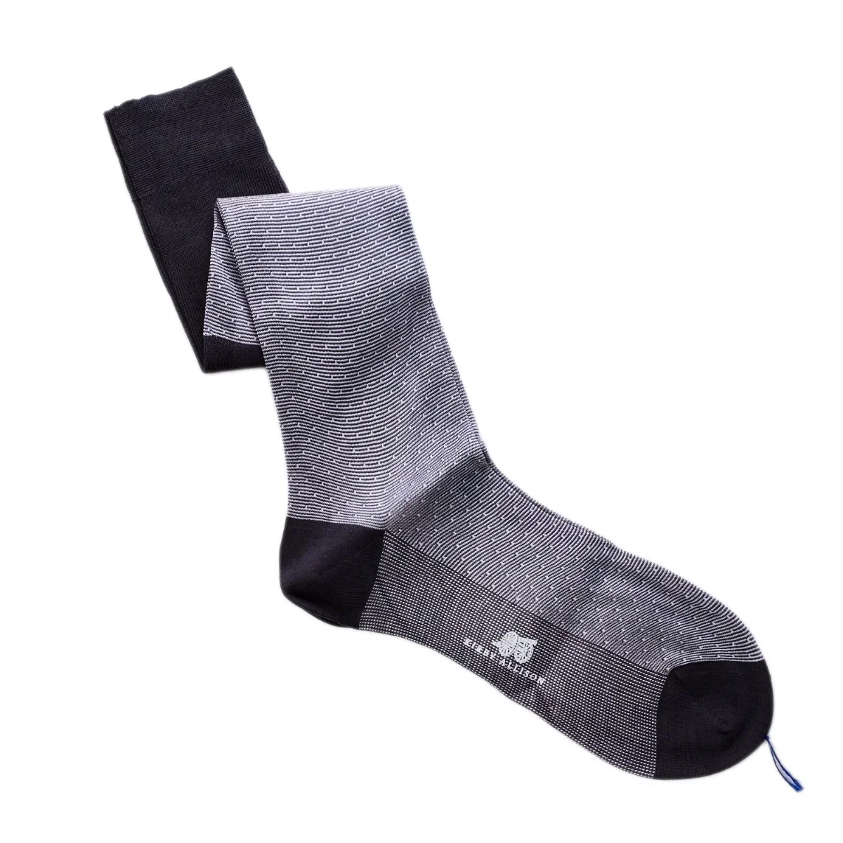 Image of Sovereign Grade Horizontal Jacquard Cotton Dress Sock