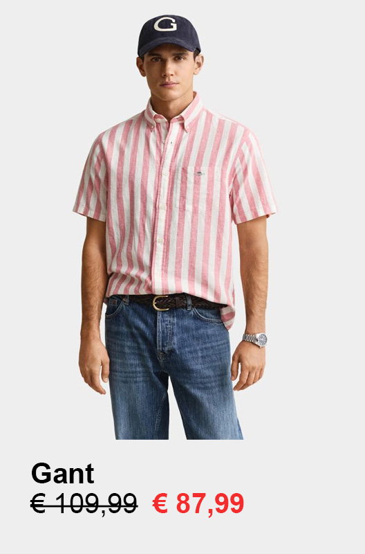 Gant Hemd Roze