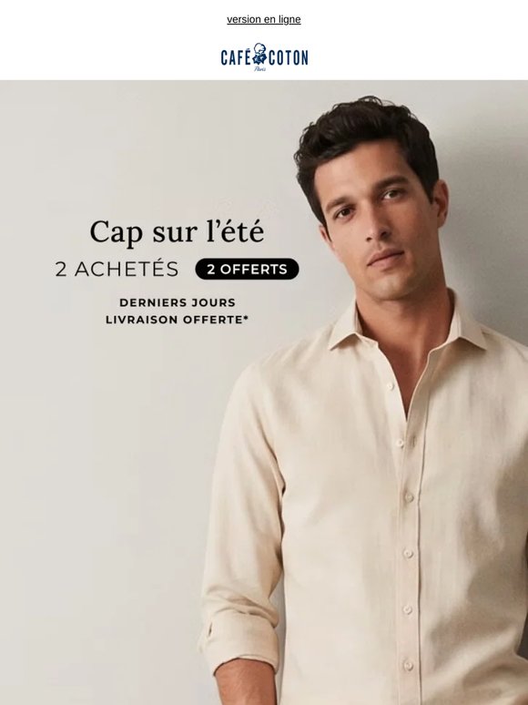 Dernière chance, livraison offerte en bonus