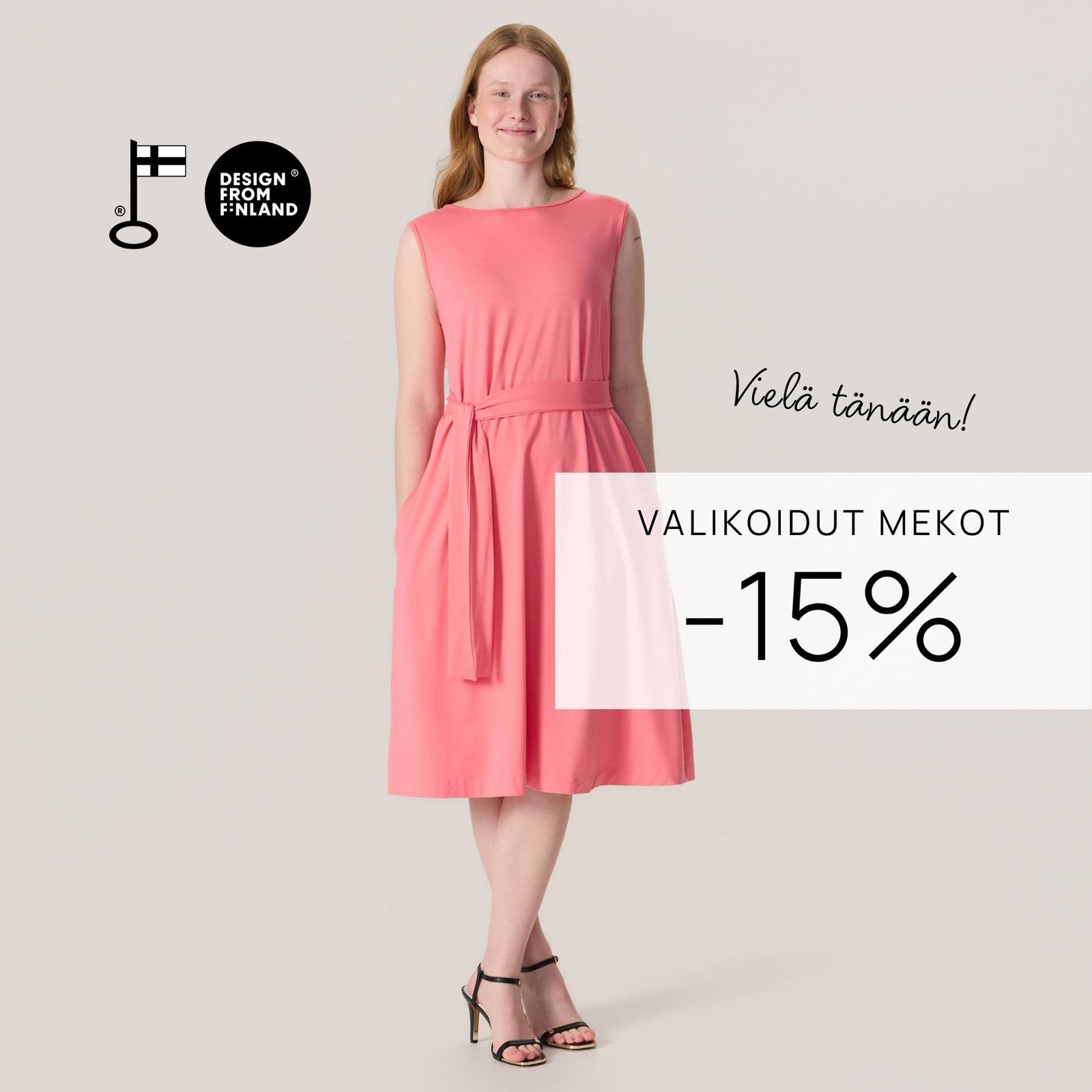Valikoidut mekot -15% 27.5. asti