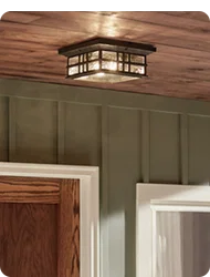 Beacon Square 2 Light 12 inch Olde Bronze Outdoor Flush & Semi Flush Mt