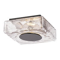 Cuboid LED 10 inch Black Flush Mount Ceiling Light in 4000K, dweLED
